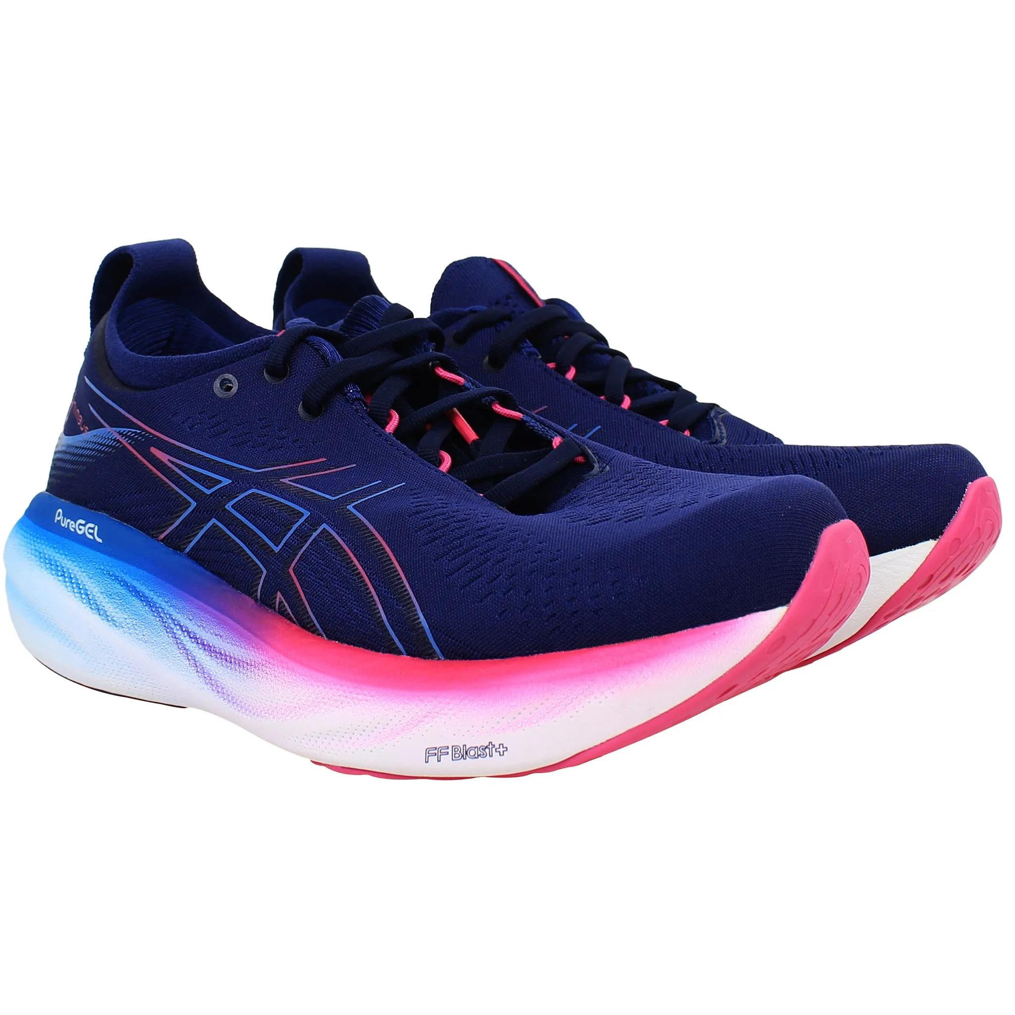 Asics Gel-Nimbus 25 Womens Blue Running Shoes