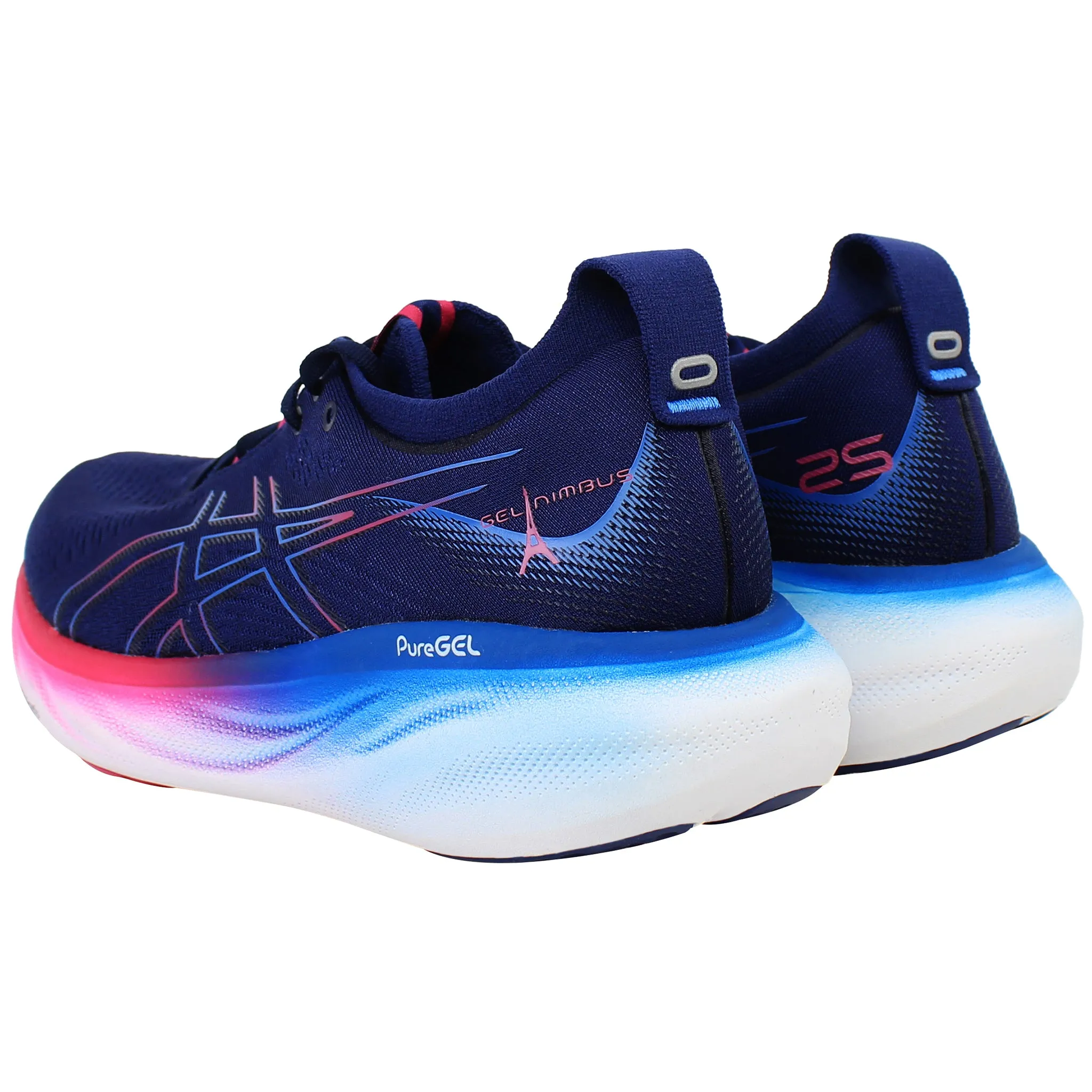 Asics Gel-Nimbus 25 Womens Blue Running Shoes