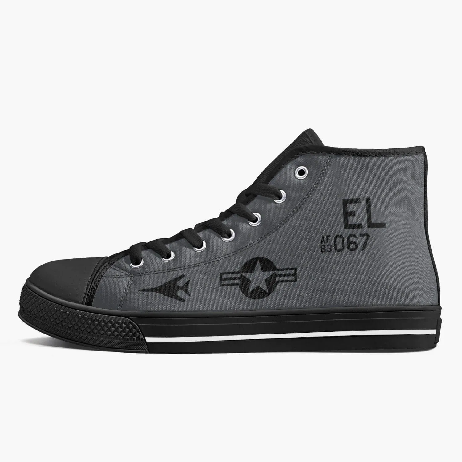B-1 Lancer (83-0067) High Top Canvas Shoes