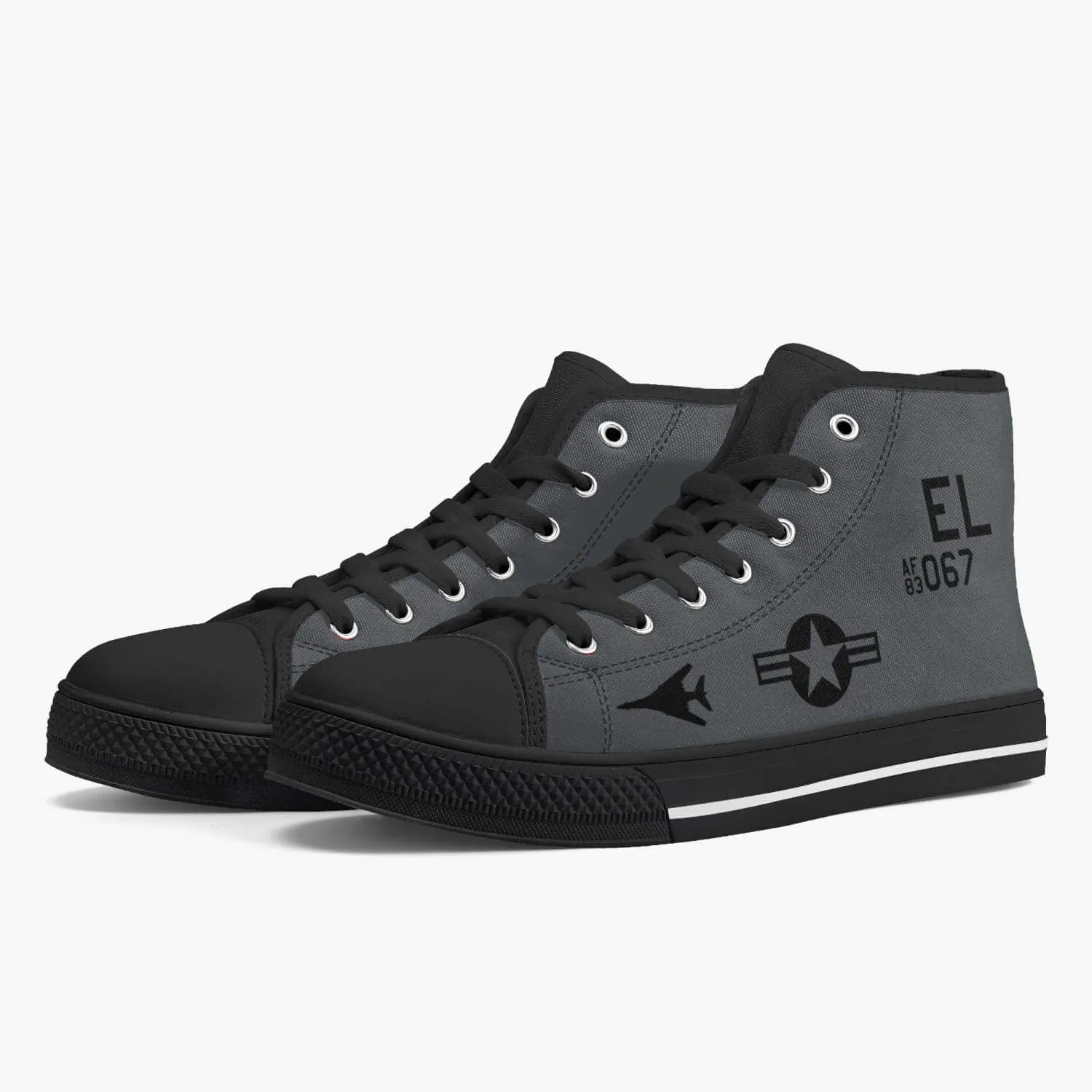 B-1 Lancer (83-0067) High Top Canvas Shoes