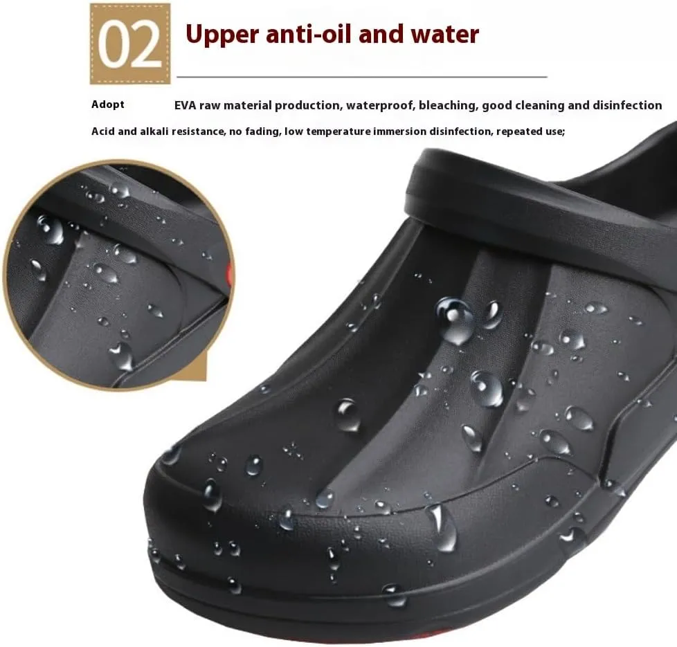 Chef Shoes for Men Slip Resistant - Lightweight, Durable & Anti-Slip Design | Perfect for Kitchen & Restaurant Use