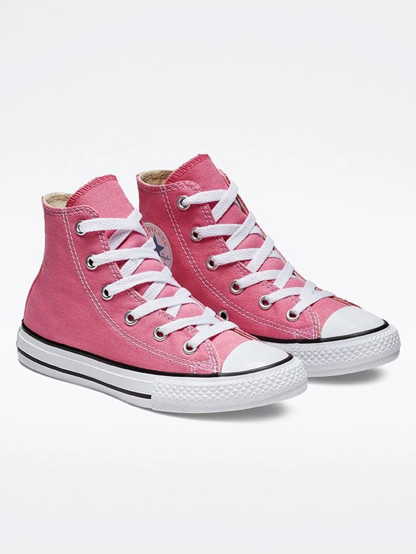 Classic Chuck Hi Pink Shoes (Kids)
