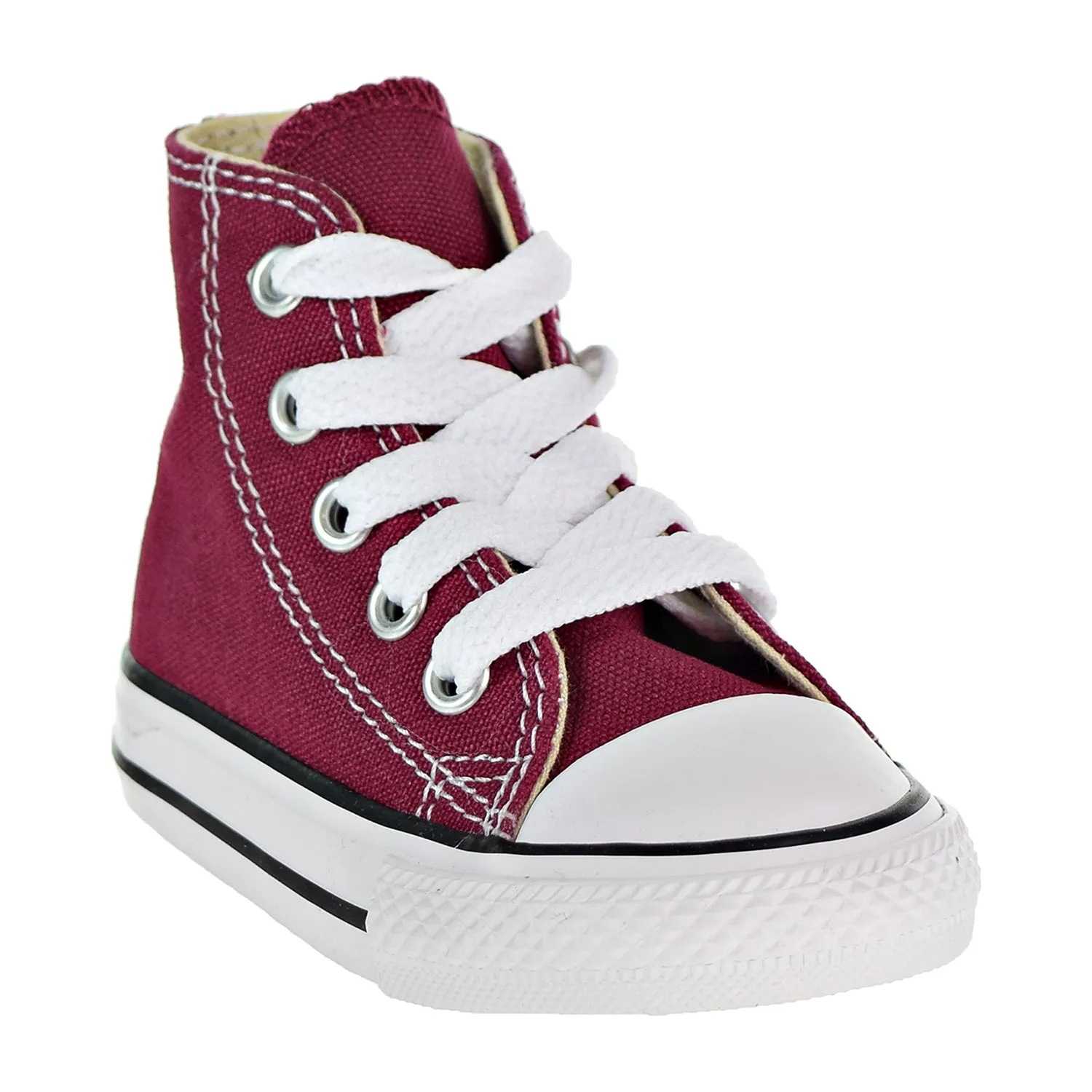 Converse Chuck Taylor HI Toddlers Shoes Maroon