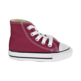 Converse Chuck Taylor HI Toddlers Shoes Maroon