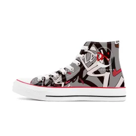 D70 High Top Canvas Shoes - Custom Design
