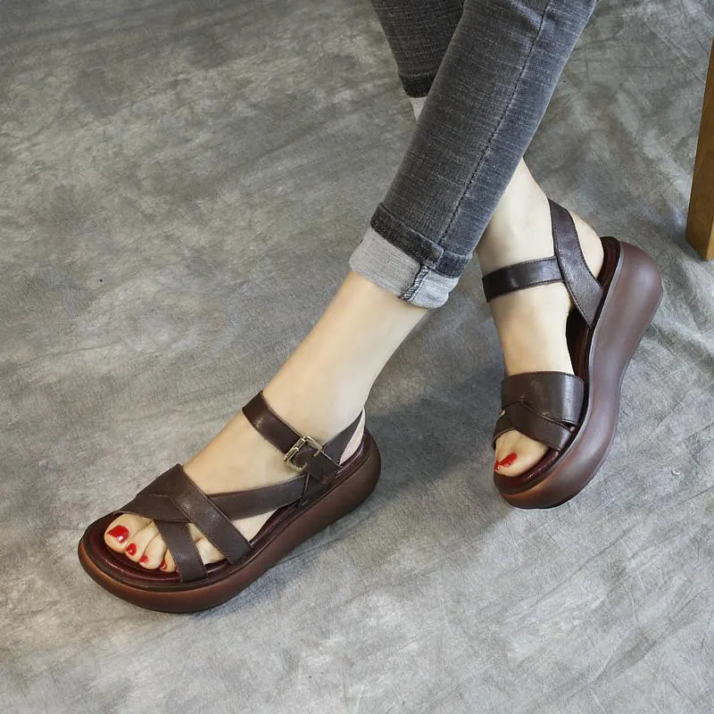 Genuine Leather Roman Sandals