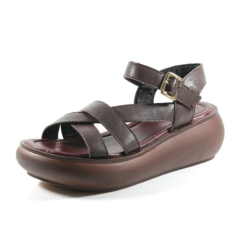 Genuine Leather Roman Sandals