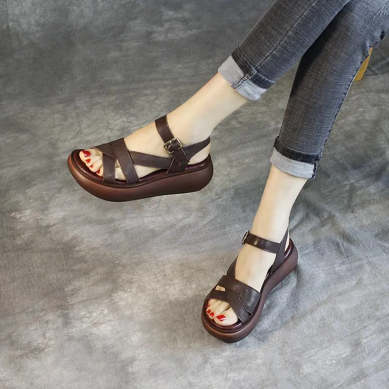 Genuine Leather Roman Sandals