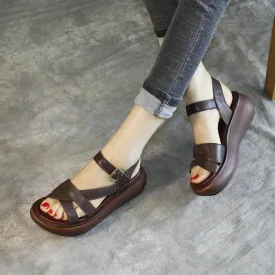 Genuine Leather Roman Sandals