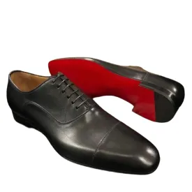 il Rosso 5 - Red Bottom sole Leather Oxford Shoes For Men