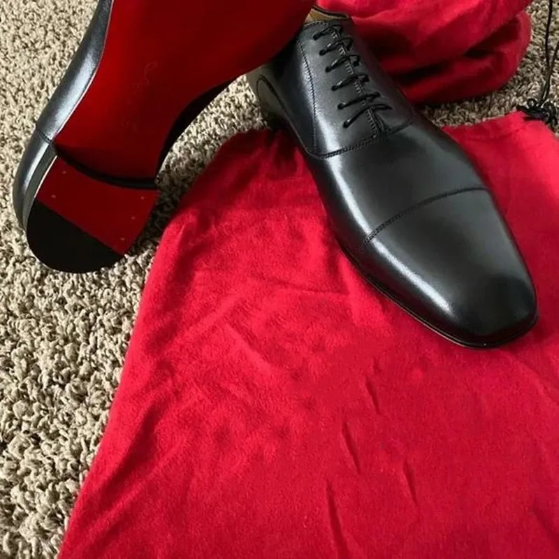 il Rosso 5 - Red Bottom sole Leather Oxford Shoes For Men