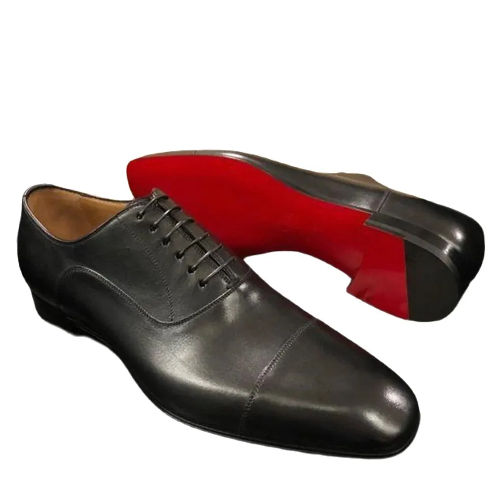 il Rosso 5 - Red Bottom sole Leather Oxford Shoes For Men