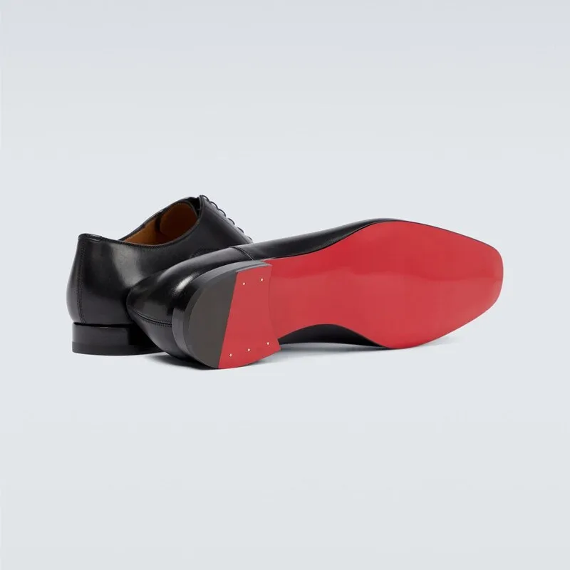 il Rosso 5 - Red Bottom sole Leather Oxford Shoes For Men