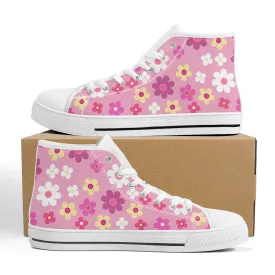 Kasumi Mist Pink High-Top Shoes