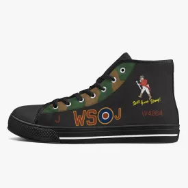 Lancaster "J" for Johnnie High Top Canvas Shoes