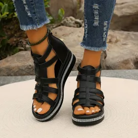 Lantana Rhinestone Roman Sandals