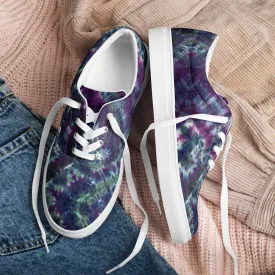 'Parallel Universes' Men’s lace-up canvas shoes