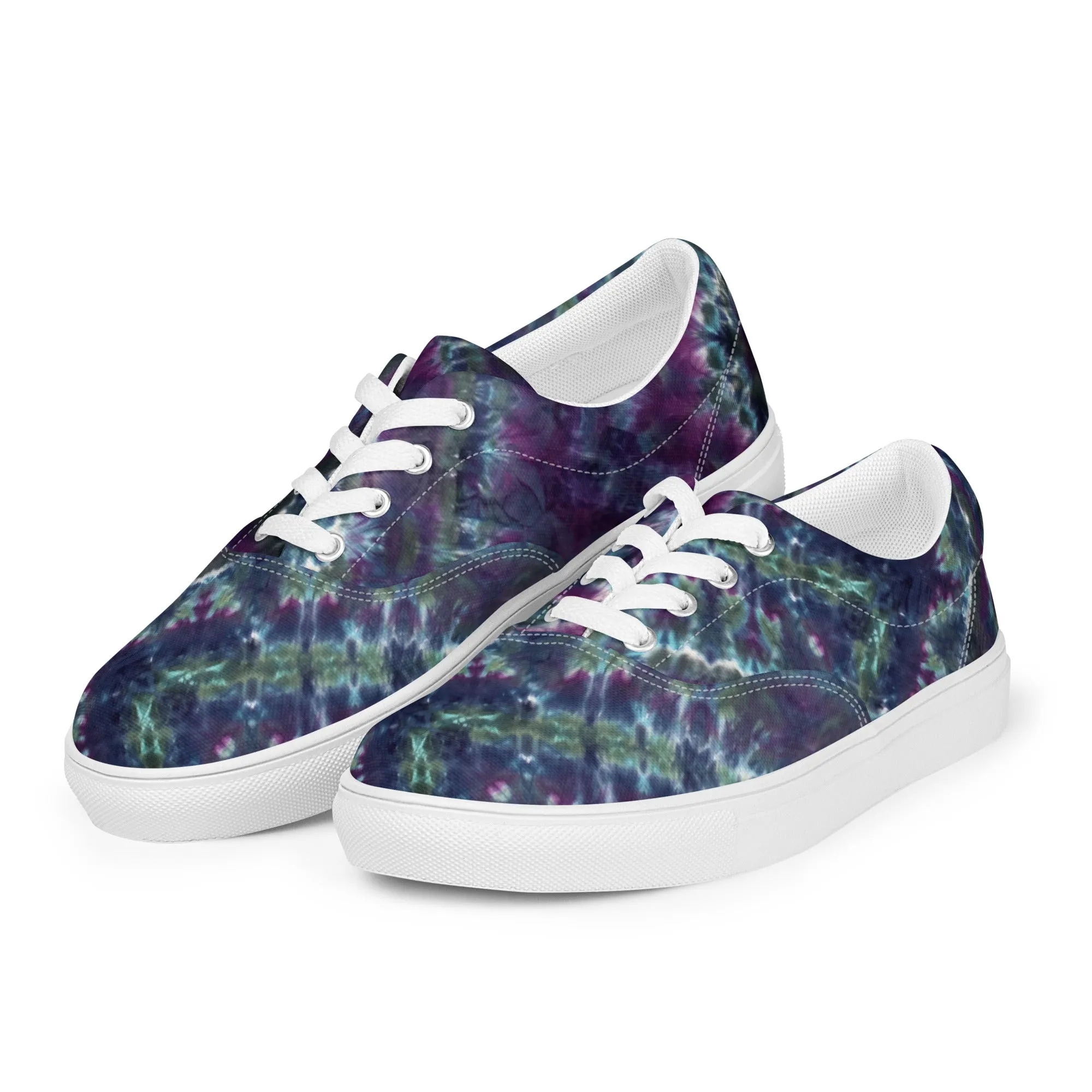 'Parallel Universes' Men’s lace-up canvas shoes