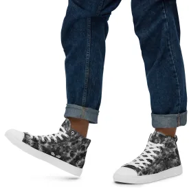 'Phasing Dimensions' Men’s high top canvas shoes