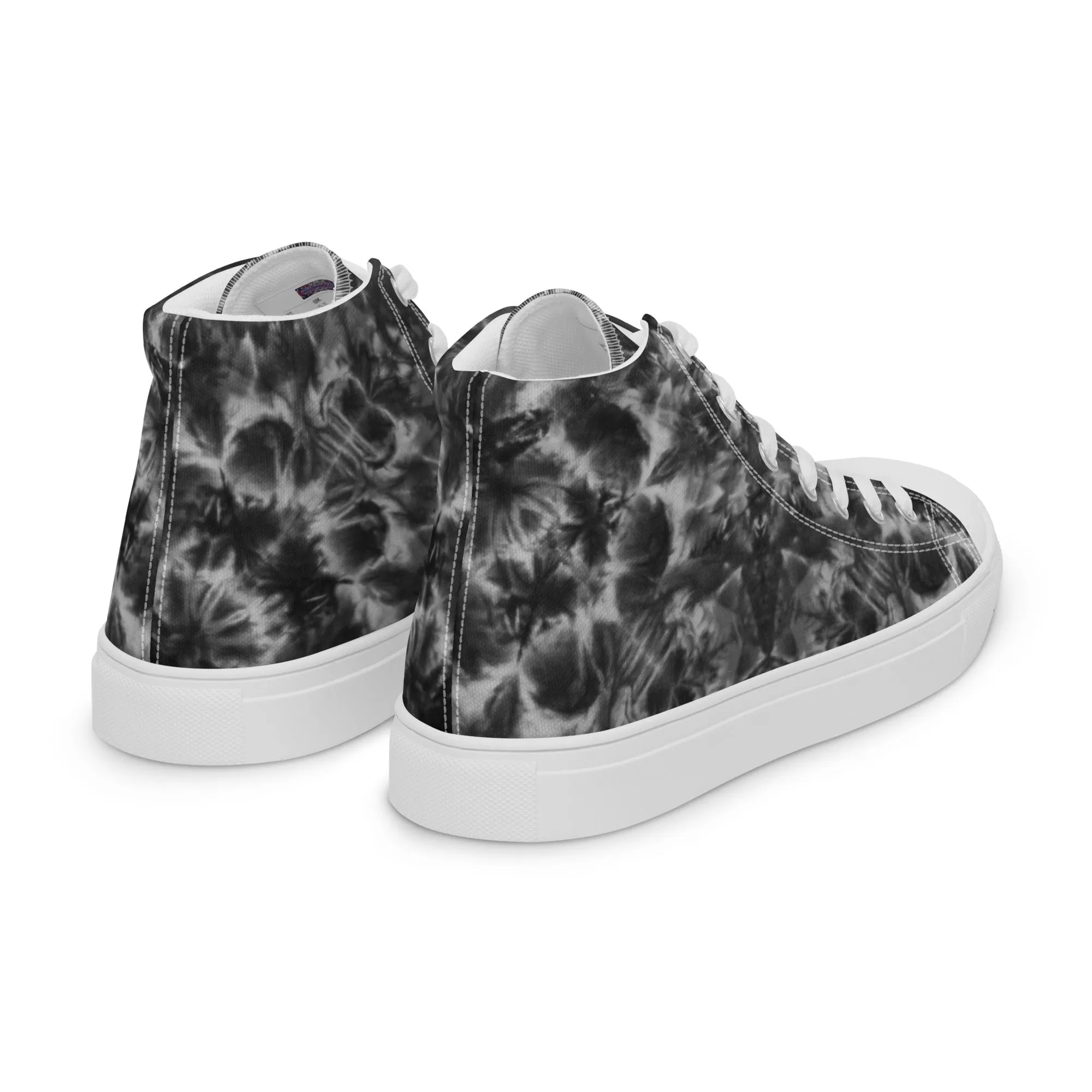 'Phasing Dimensions' Men’s high top canvas shoes