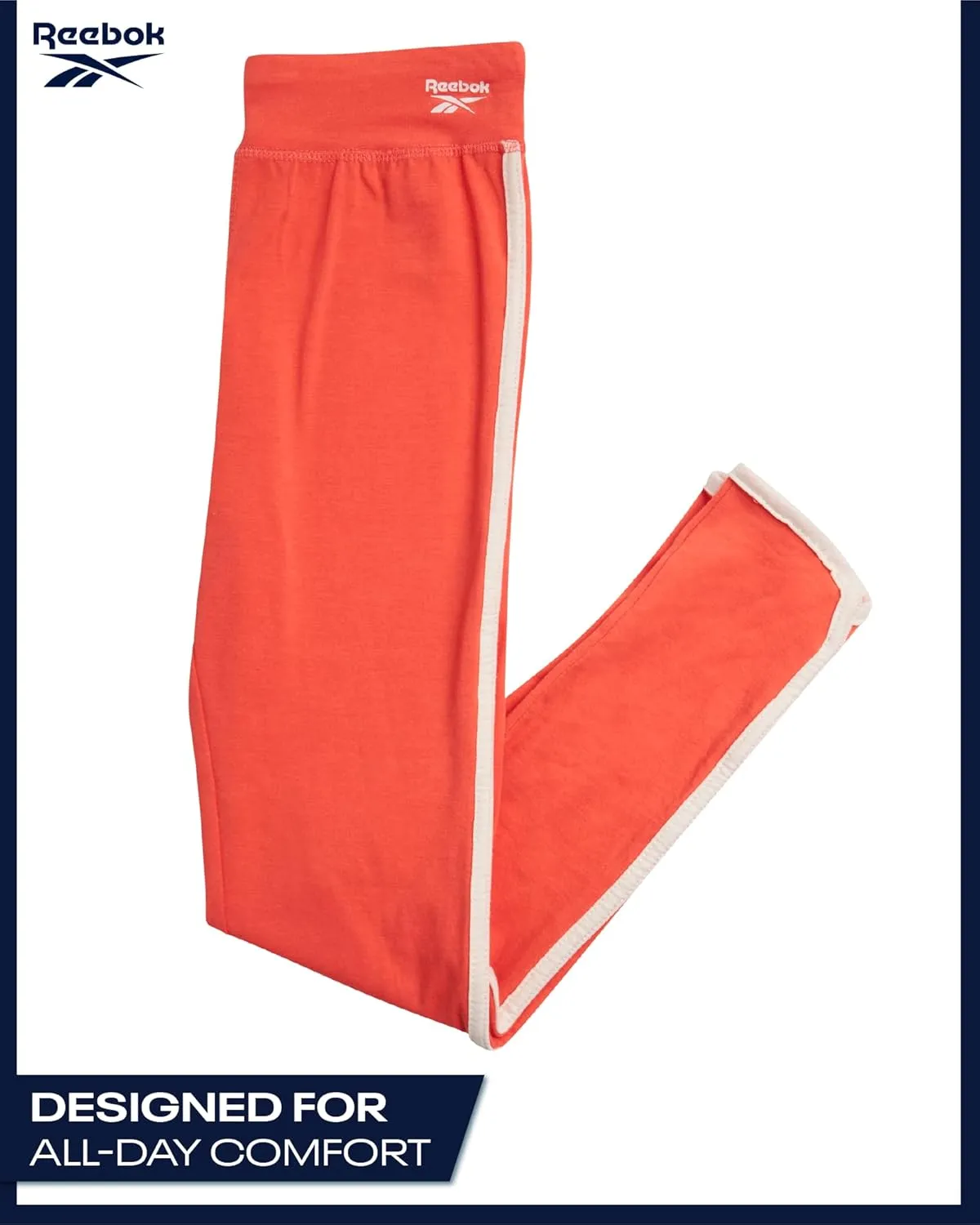 Reebok Girls' Activewear Set - 3 Piece Stylish Graphic T-Shirt, Fleece Pullover Hoodie, and Jogger Sweatpants (Size: 4-12)