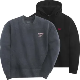 Reebok Girl's Sweatshirt Hoodies 2 Pack Sweatshirts Fashion Hoodie Crewneck Sweaters for Girls Sizes 7-16