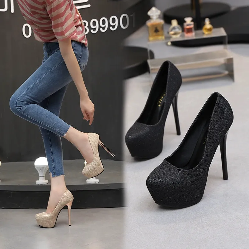 Sexy Slimming Waterproof Platform Shoes