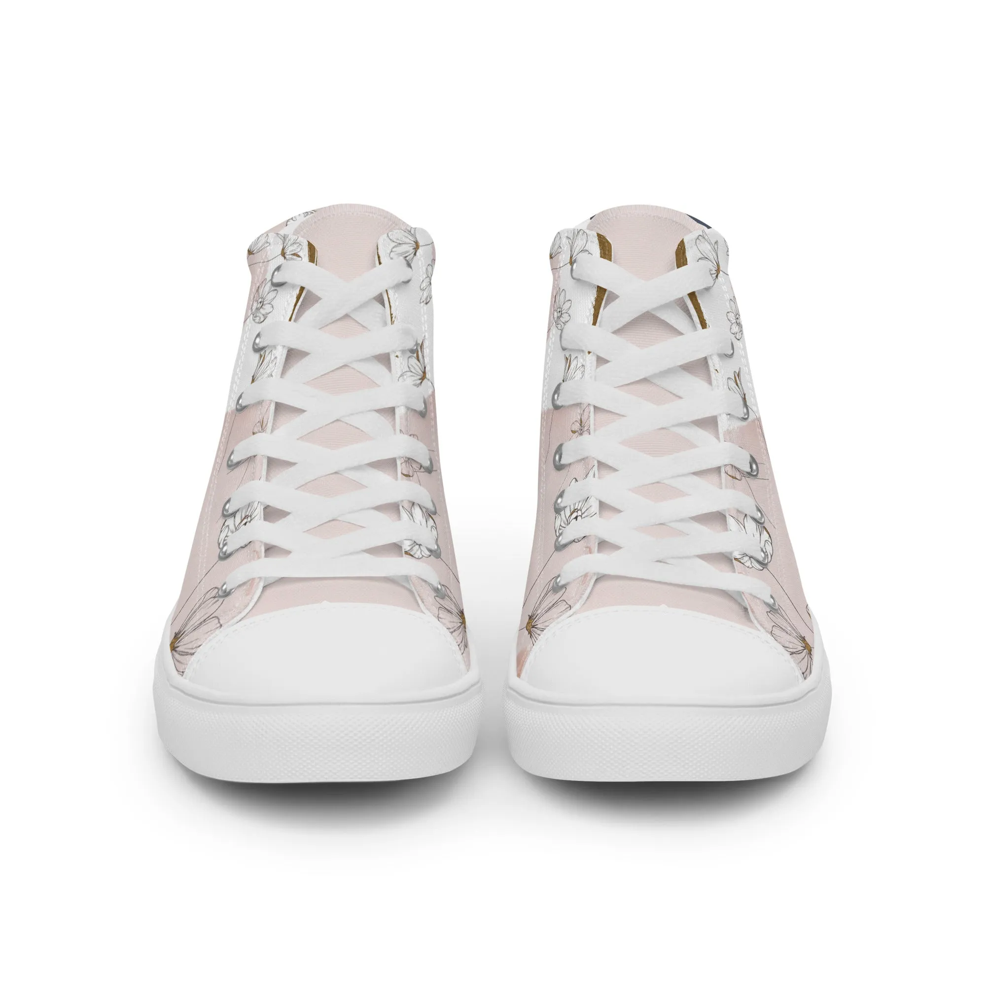 Summer Prairie high top canvas shoes