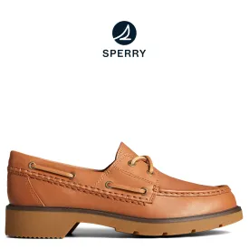 Women's Wells Boat Shoe Tan (STS89454)